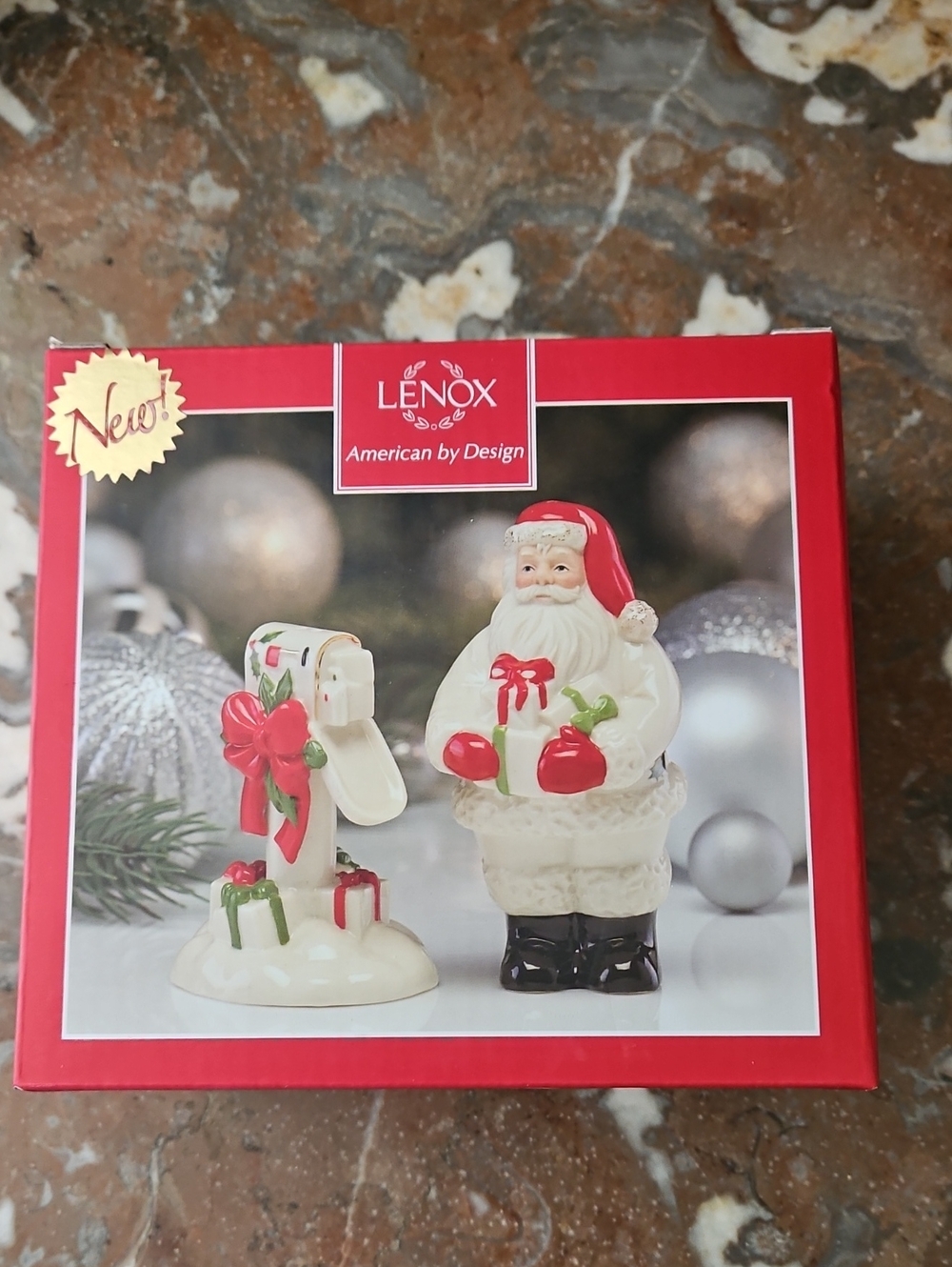 NWT Lenox Countdown Till Christmas Salt & Pepper Shakers